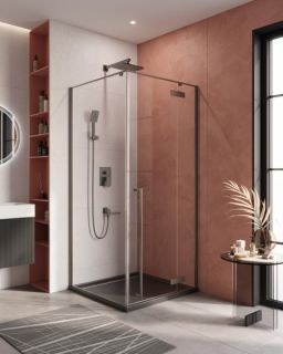 Душевой уголок CEZARES LINER-A-1-90-C-GM-L